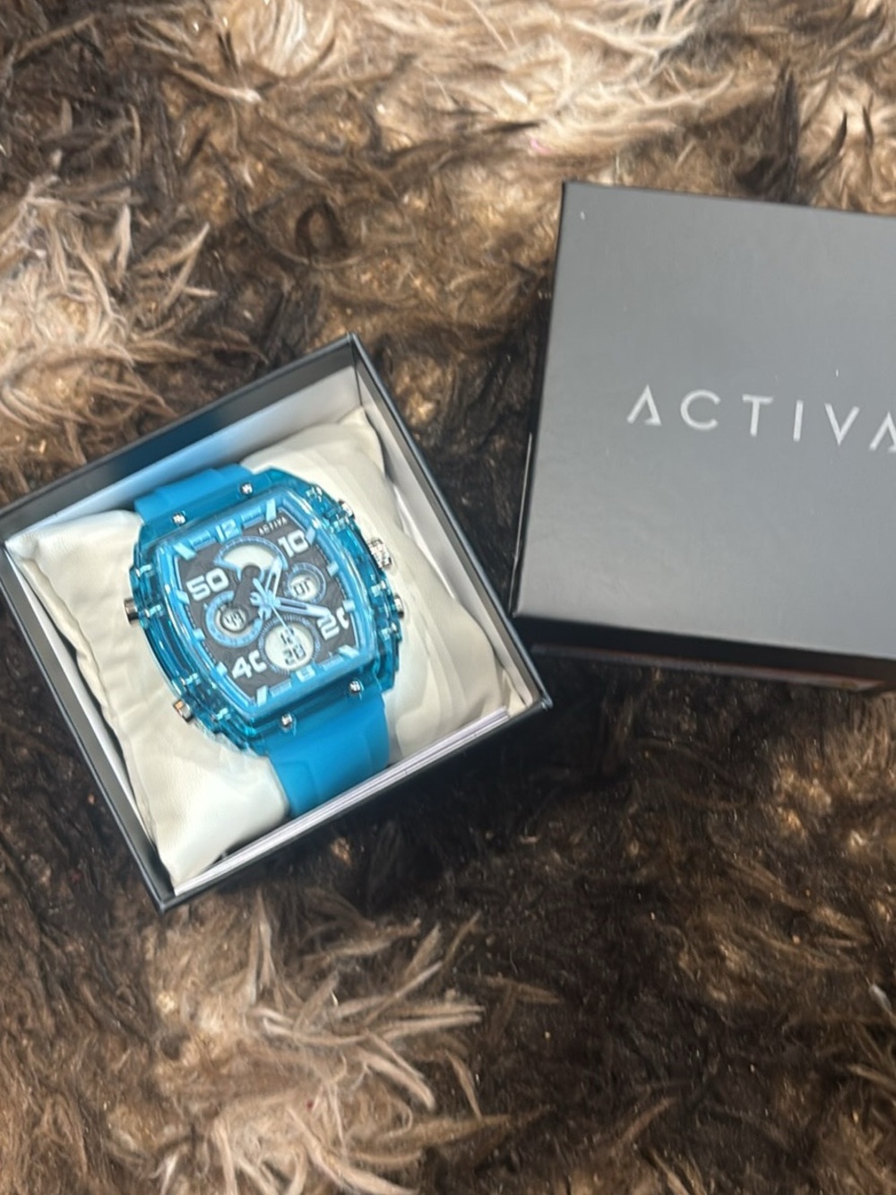 Invicta Blue Transparent Sport Watch